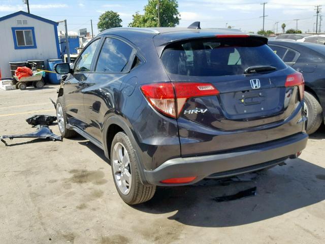 3CZRU5H76HM709934 - 2017 HONDA HR-V EXL PURPLE photo 3