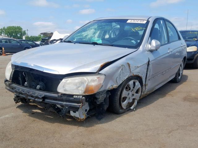 KNAFE122575379698 - 2007 KIA SPECTRA EX SILVER photo 2