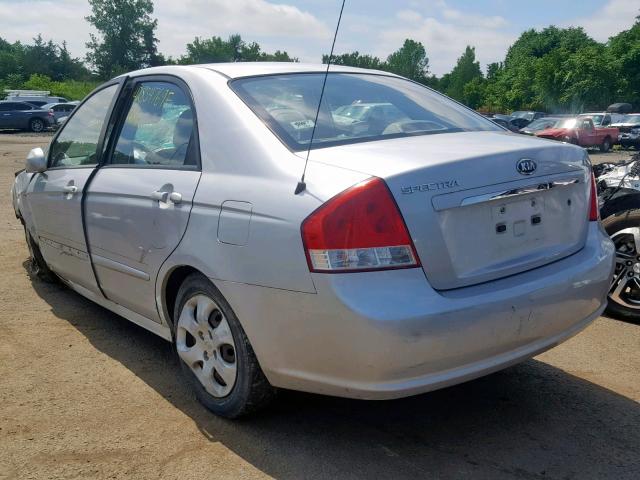 KNAFE122575379698 - 2007 KIA SPECTRA EX SILVER photo 3