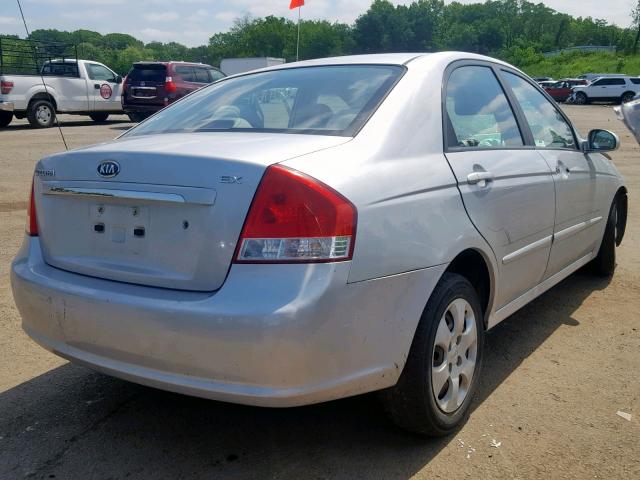 KNAFE122575379698 - 2007 KIA SPECTRA EX SILVER photo 4