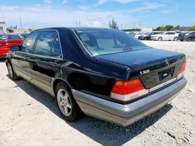 WDBGA33E1SA204872 - 1995 MERCEDES-BENZ S 320 BLACK photo 3