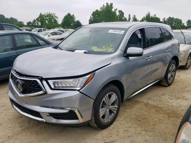 5J8YD3H32KL003833 - 2019 ACURA MDX SILVER photo 2