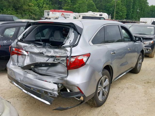 5J8YD3H32KL003833 - 2019 ACURA MDX SILVER photo 4