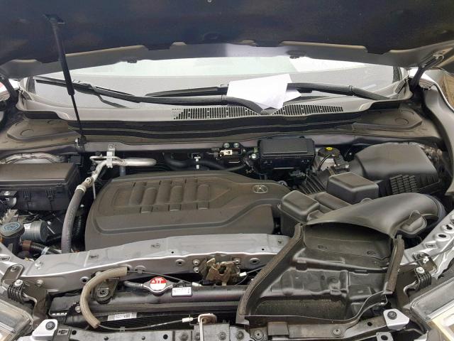 5J8YD3H32KL003833 - 2019 ACURA MDX SILVER photo 7