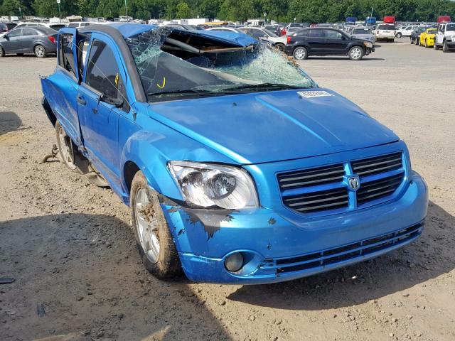 1B3HB48B58D509937 - 2008 DODGE CALIBER SX BLUE photo 1