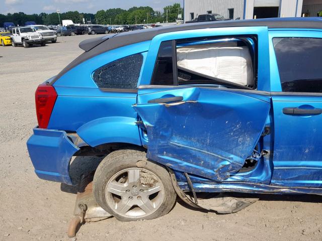 1B3HB48B58D509937 - 2008 DODGE CALIBER SX BLUE photo 9