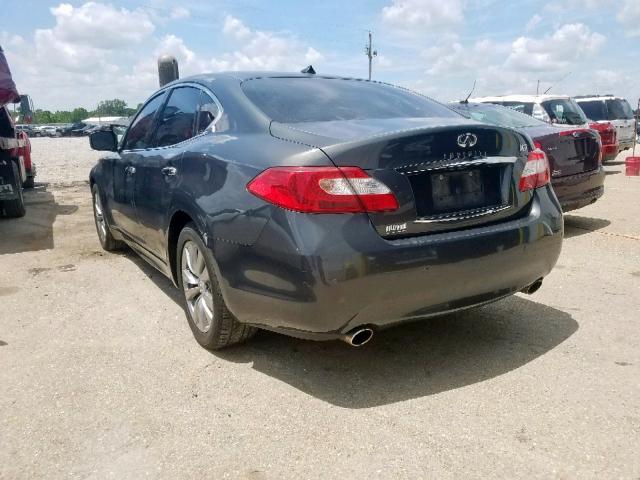 JN1BY1AP2DM512606 - 2013 INFINITI M37 CHARCOAL photo 3