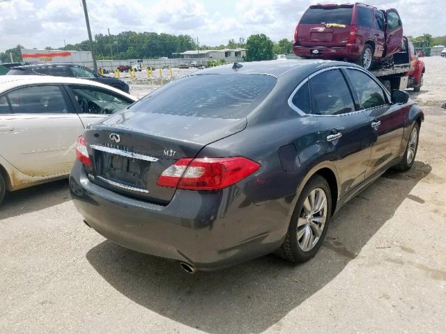 JN1BY1AP2DM512606 - 2013 INFINITI M37 CHARCOAL photo 4