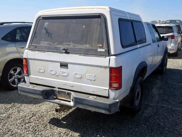 1B7GG23X4PS175963 - 1993 DODGE DAKOTA WHITE photo 4