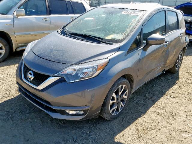 3N1CE2CP9HL382257 - 2017 NISSAN VERSA NOTE GRAY photo 2