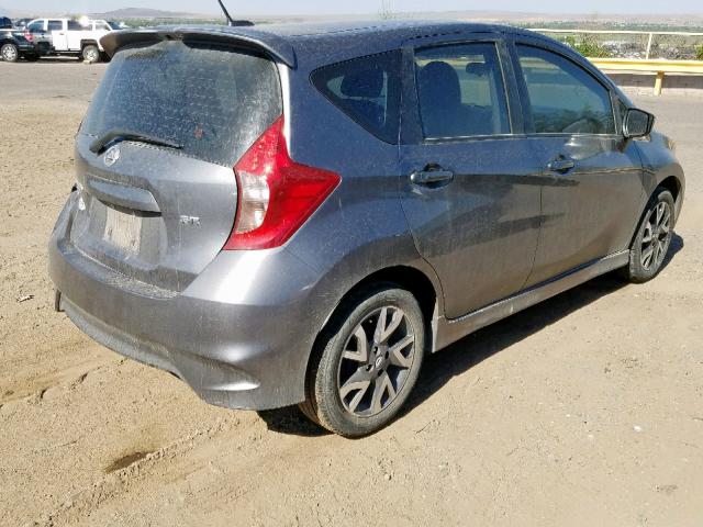 3N1CE2CP9HL382257 - 2017 NISSAN VERSA NOTE GRAY photo 4