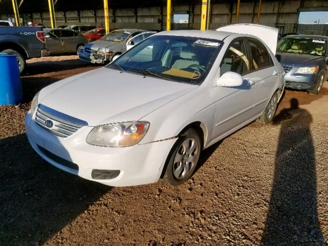 KNAFE122775475915 - 2007 KIA SPECTRA EX WHITE photo 2