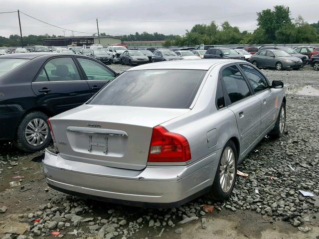 YV1TS91Z241350930 - 2004 VOLVO S80 T6 SILVER photo 4