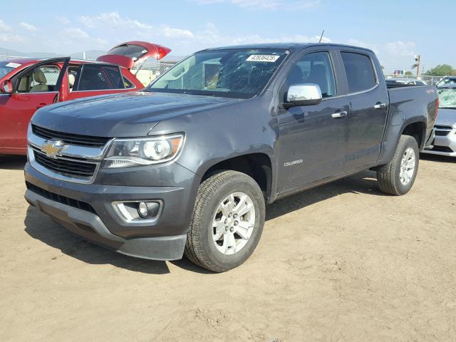 1GCGTCE34G1142799 - 2016 CHEVROLET COLORADO L GRAY photo 2