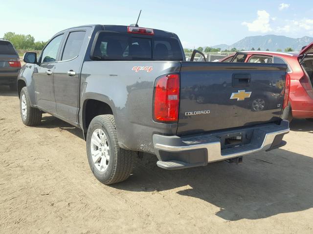 1GCGTCE34G1142799 - 2016 CHEVROLET COLORADO L GRAY photo 3