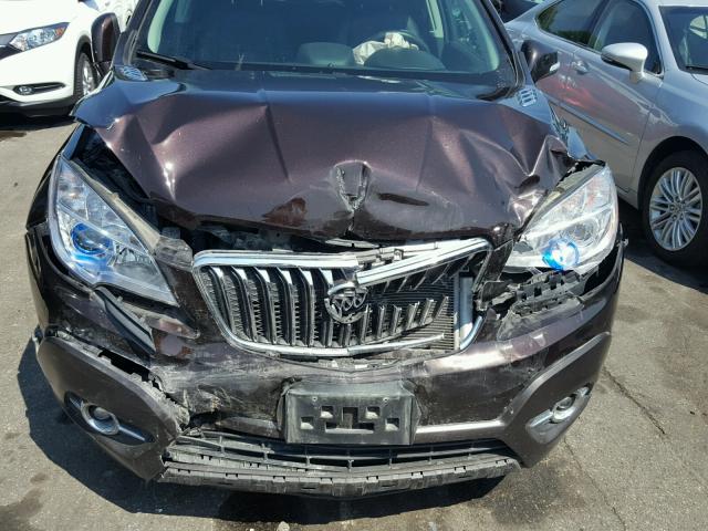 KL4CJGSB0FB239170 - 2015 BUICK ENCORE BROWN photo 9