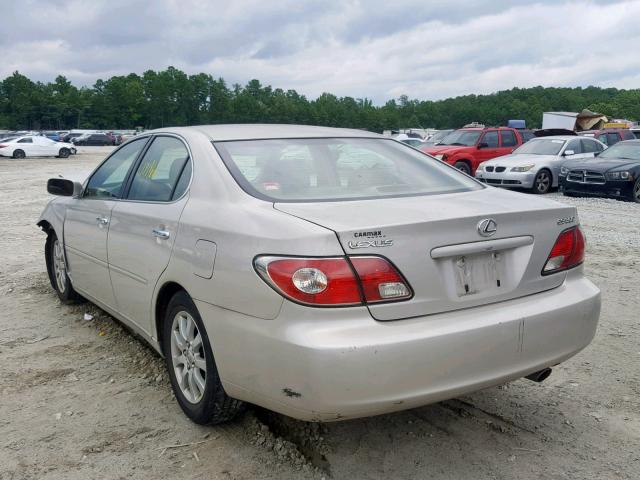 JTHBF30G836011317 - 2003 LEXUS ES 300 GRAY photo 3