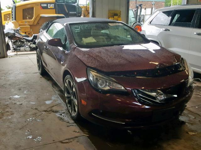 W04WH3N50JG095798 - 2018 BUICK CASCADA PR MAROON photo 1