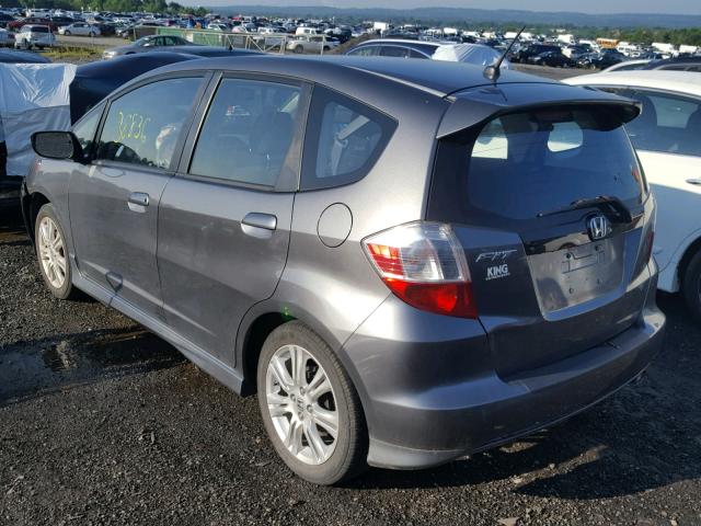 JHMGE8G56BC018602 - 2011 HONDA FIT SPORT GRAY photo 3