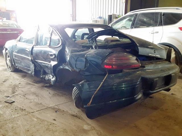 1G2WJ52K1VF299560 - 1997 PONTIAC GRAND PRIX GREEN photo 3