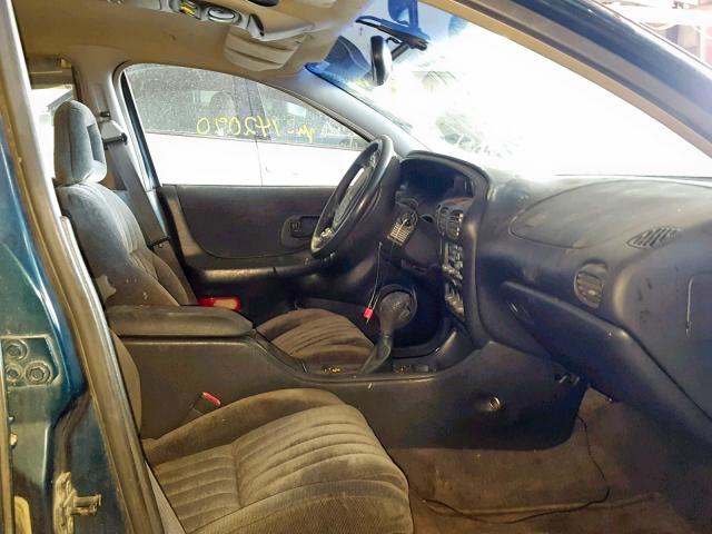 1G2WJ52K1VF299560 - 1997 PONTIAC GRAND PRIX GREEN photo 5