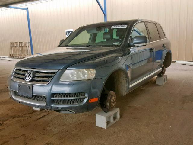 WVGZM77L06D022940 - 2006 VOLKSWAGEN TOUAREG 4. GREEN photo 2