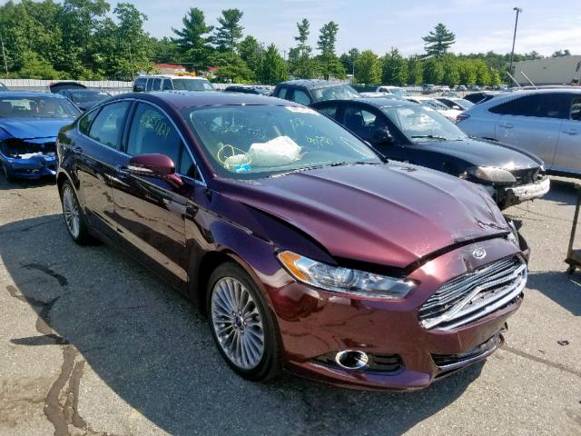 3FA6P0K94DR315493 - 2013 FORD FUSION TIT BLUE photo 1