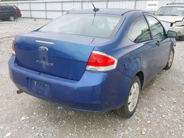 1FAHP32N28W141031 - 2008 FORD FOCUS S/SE BLUE photo 4