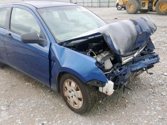 1FAHP32N28W141031 - 2008 FORD FOCUS S/SE BLUE photo 9