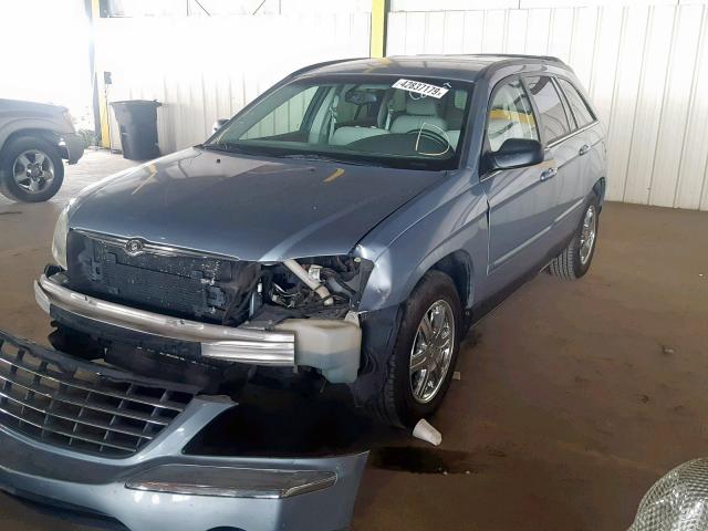 2C8GF68434R623968 - 2004 CHRYSLER PACIFICA BLUE photo 2