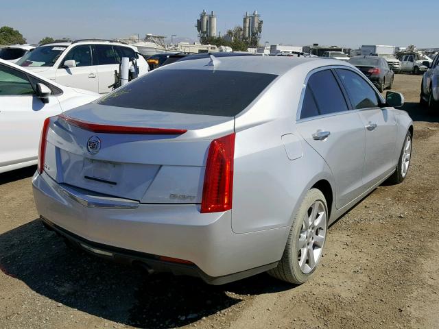 1G6AA5RX9E0175792 - 2014 CADILLAC ATS SILVER photo 4