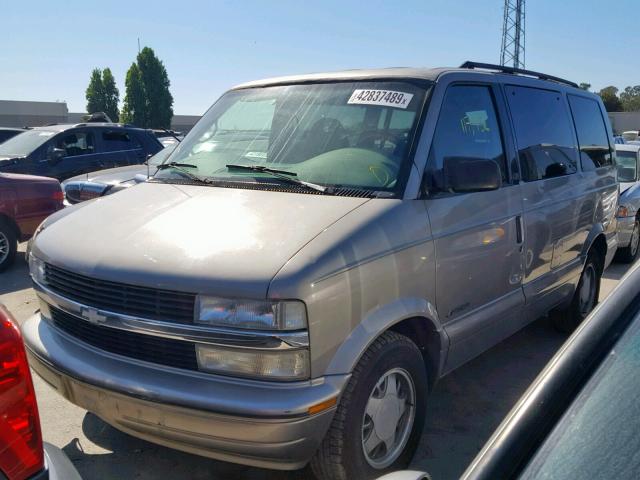 1GNDM19W31B128961 - 2001 CHEVROLET ASTRO SILVER photo 2