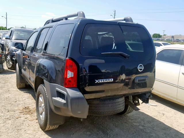 5N1AN0NW8DN814954 - 2013 NISSAN XTERRA X BLACK photo 3