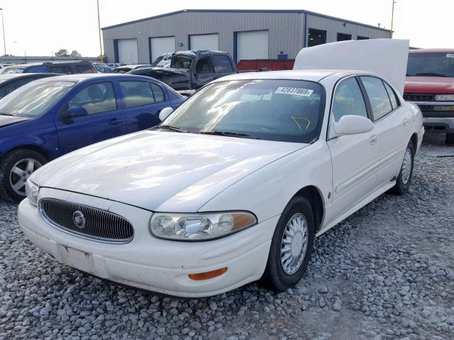 1G4HP54K524173818 - 2002 BUICK LESABRE CU WHITE photo 2