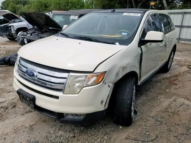 2FMDK38C87BB24095 - 2007 FORD EDGE SEL TAN photo 2