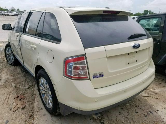 2FMDK38C87BB24095 - 2007 FORD EDGE SEL TAN photo 3