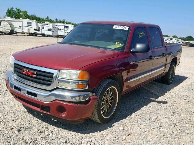 2GTEC13V371166800 - 2007 GMC NEW SIERRA MAROON photo 2