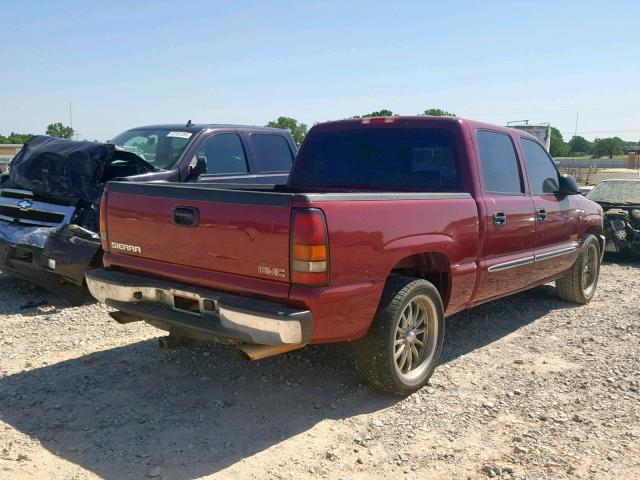 2GTEC13V371166800 - 2007 GMC NEW SIERRA MAROON photo 4