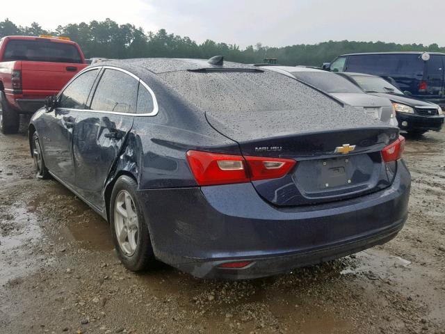 1G1ZB5ST1HF115150 - 2017 CHEVROLET MALIBU LS BLUE photo 3