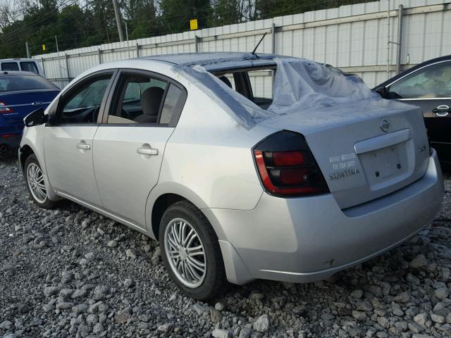 3N1AB61E77L624390 - 2007 NISSAN SENTRA 2.0 SILVER photo 3