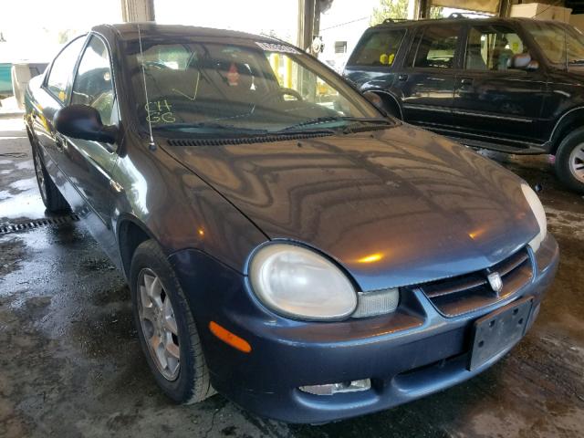 1B3ES56C52D619317 - 2002 DODGE NEON ES BLUE photo 1