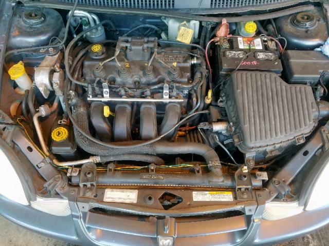 1B3ES56C52D619317 - 2002 DODGE NEON ES BLUE photo 7