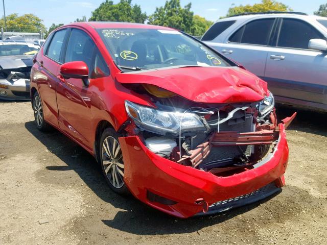 3HGGK5H86FM749862 - 2015 HONDA FIT EX RED photo 1