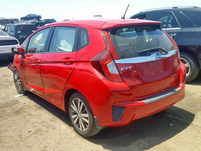 3HGGK5H86FM749862 - 2015 HONDA FIT EX RED photo 3