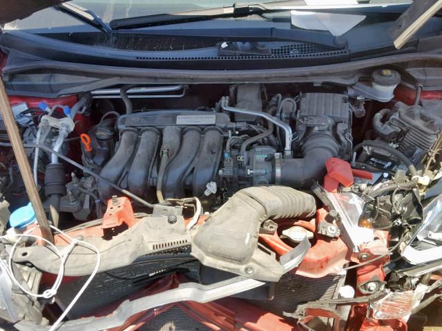 3HGGK5H86FM749862 - 2015 HONDA FIT EX RED photo 7