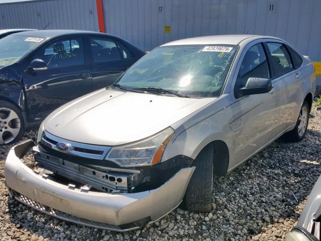 1FAHP36N69W128259 - 2009 FORD FOCUS SES SILVER photo 2