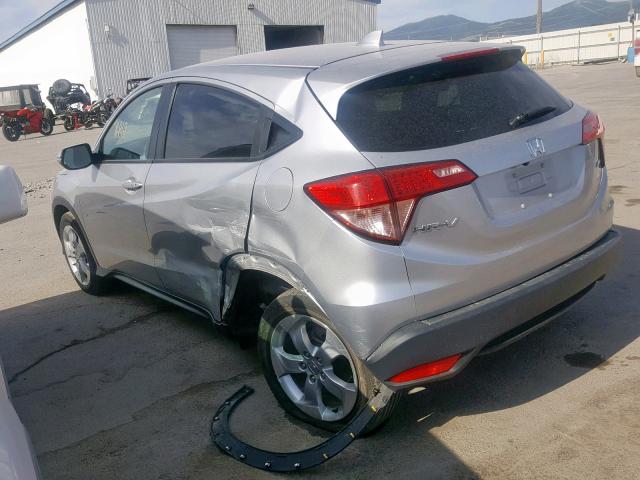 3CZRU6H53GM737063 - 2016 HONDA HR-V EX SILVER photo 3