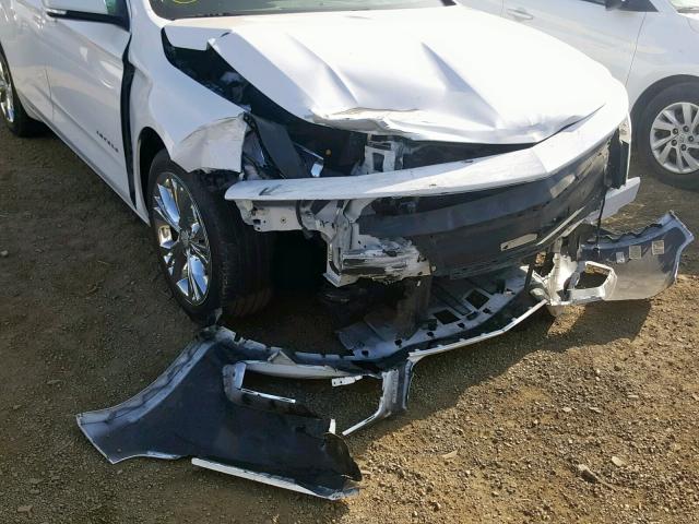 2G1115SL9F9162139 - 2015 CHEVROLET IMPALA LT WHITE photo 9