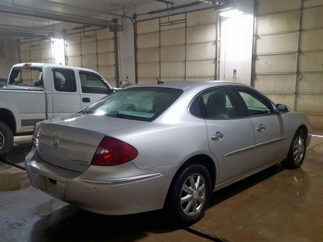 2G4WD582761280834 - 2006 BUICK LACROSSE C SILVER photo 4