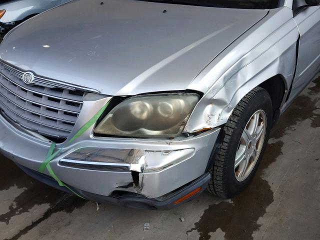 2C8GF68424R290372 - 2004 CHRYSLER PACIFICA SILVER photo 9